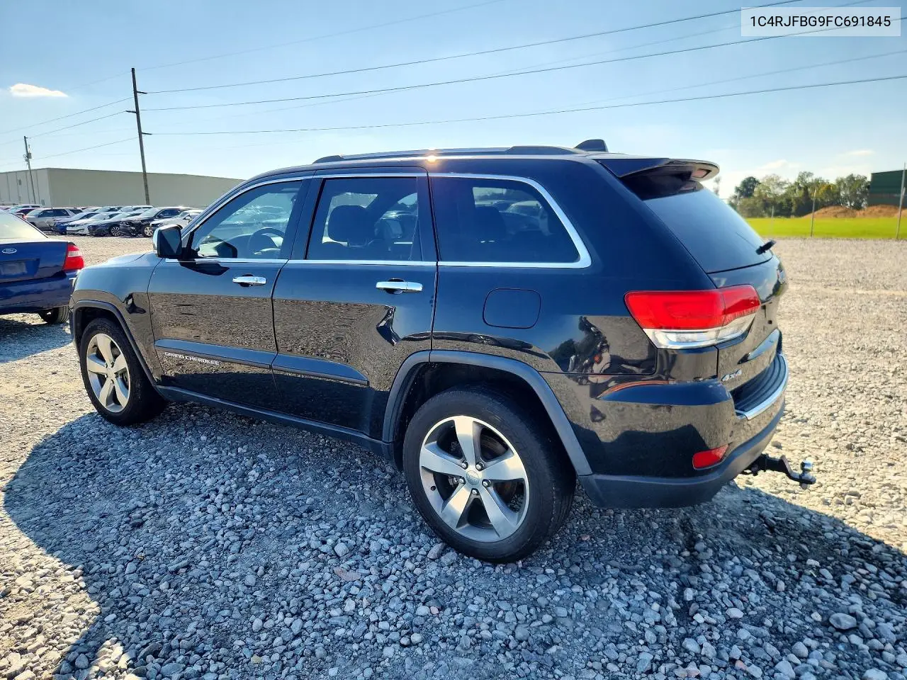 2015 JEEP GRAND CHEROKEE VIN 1C4RJFBG9FC691845 — фото 2
