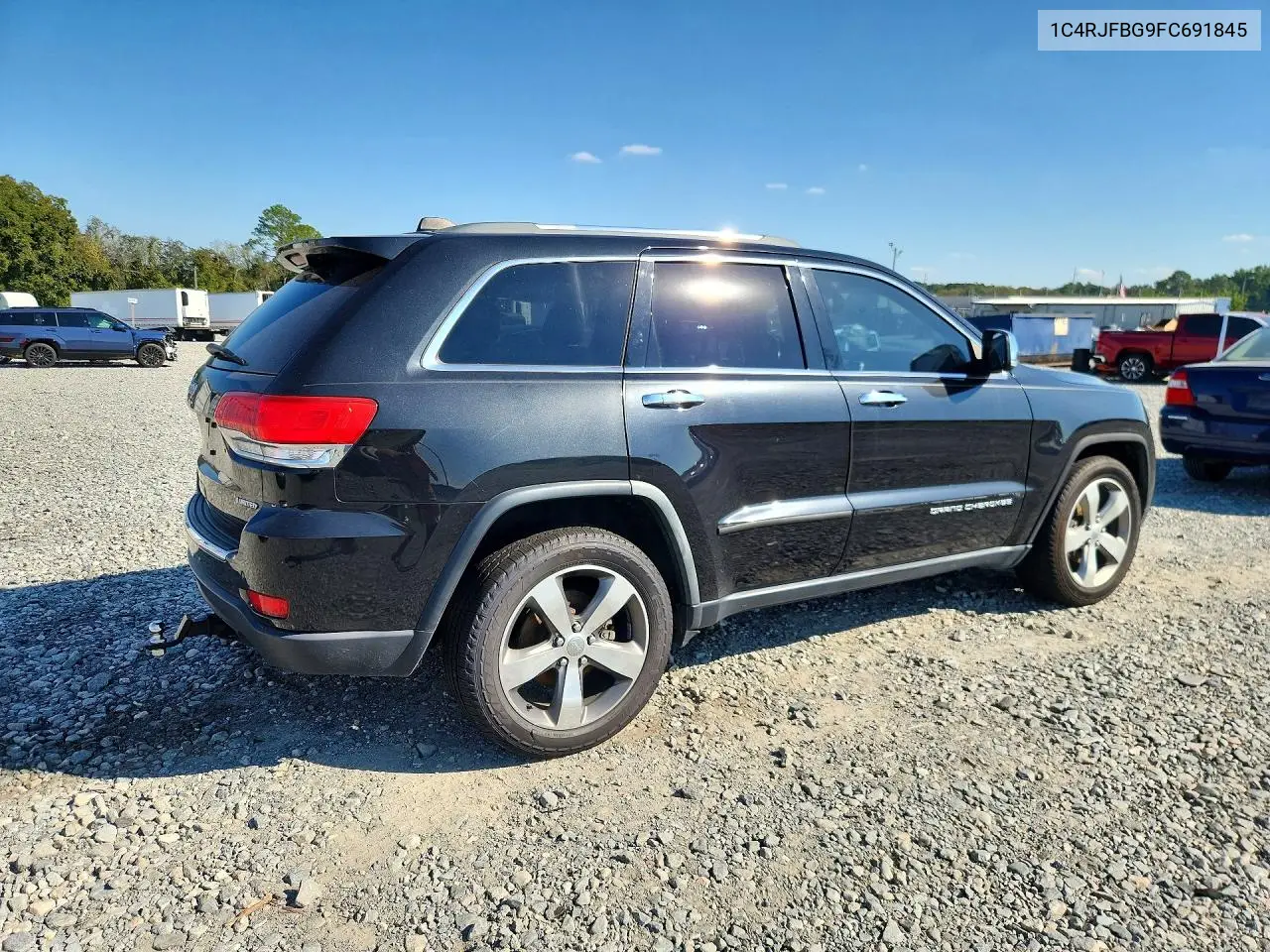 2015 JEEP GRAND CHEROKEE VIN 1C4RJFBG9FC691845 — фото 3