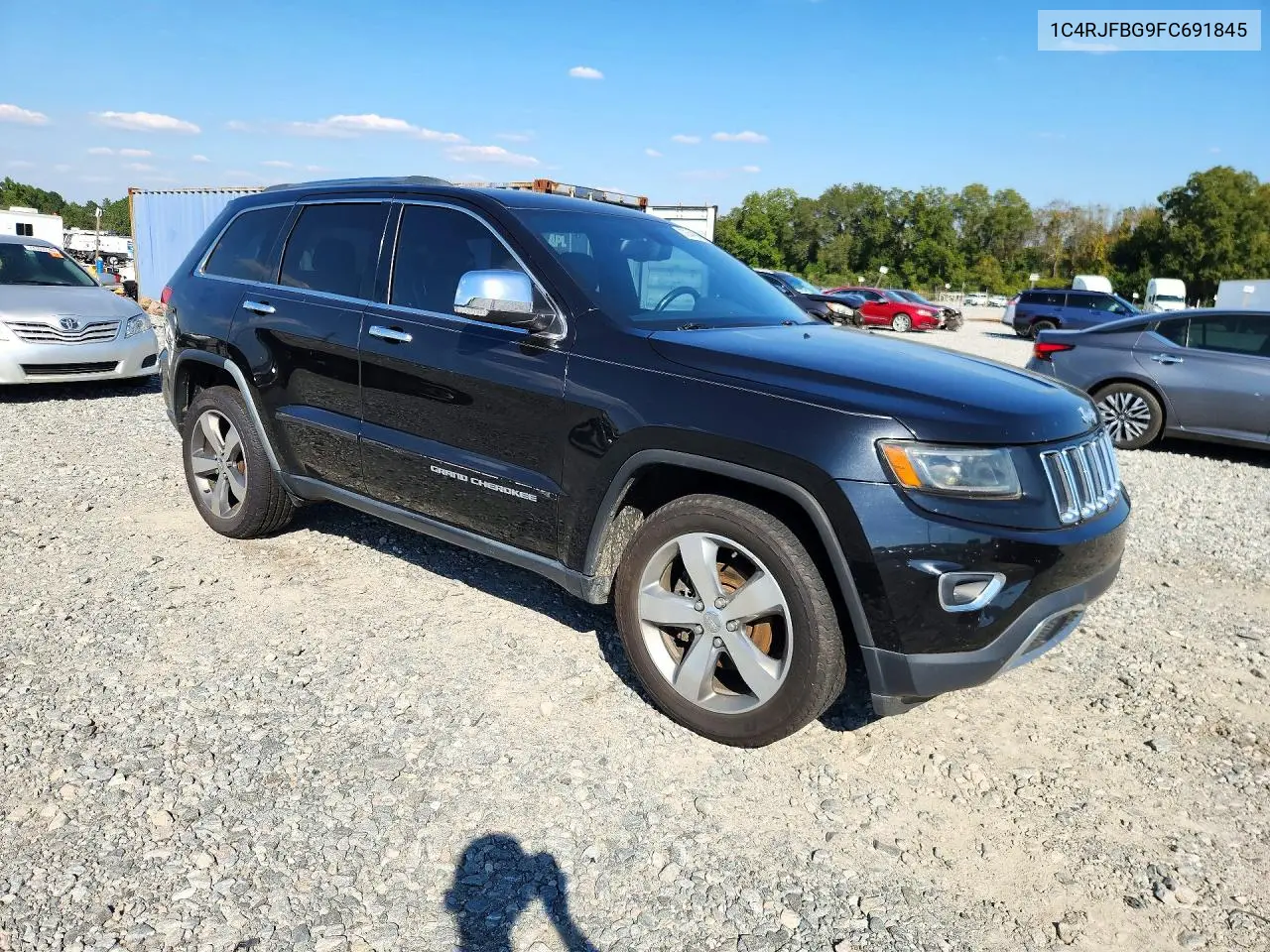 2015 JEEP GRAND CHEROKEE VIN 1C4RJFBG9FC691845 — фото 4