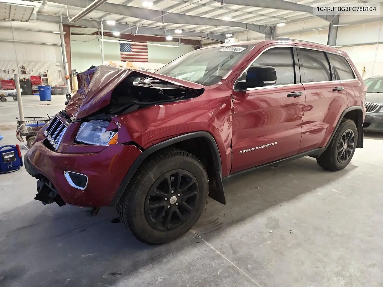 JEEP GRAND CHEROKEE 2015, VIN 1C4RJFBG3FC788104