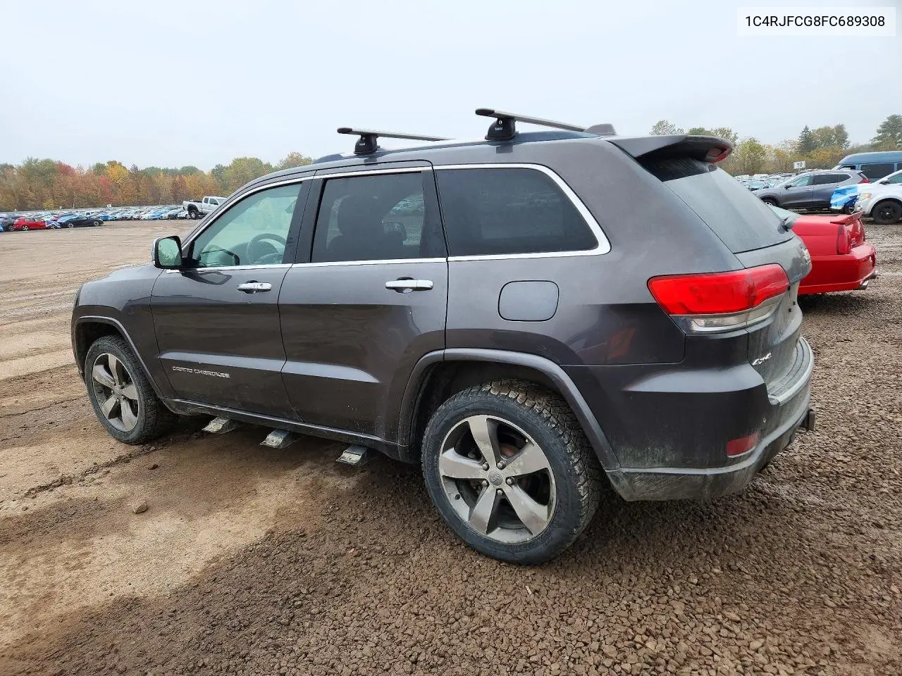 2015 JEEP GRAND CHEROKEE VIN 1C4RJFCG8FC689308 — фото 2