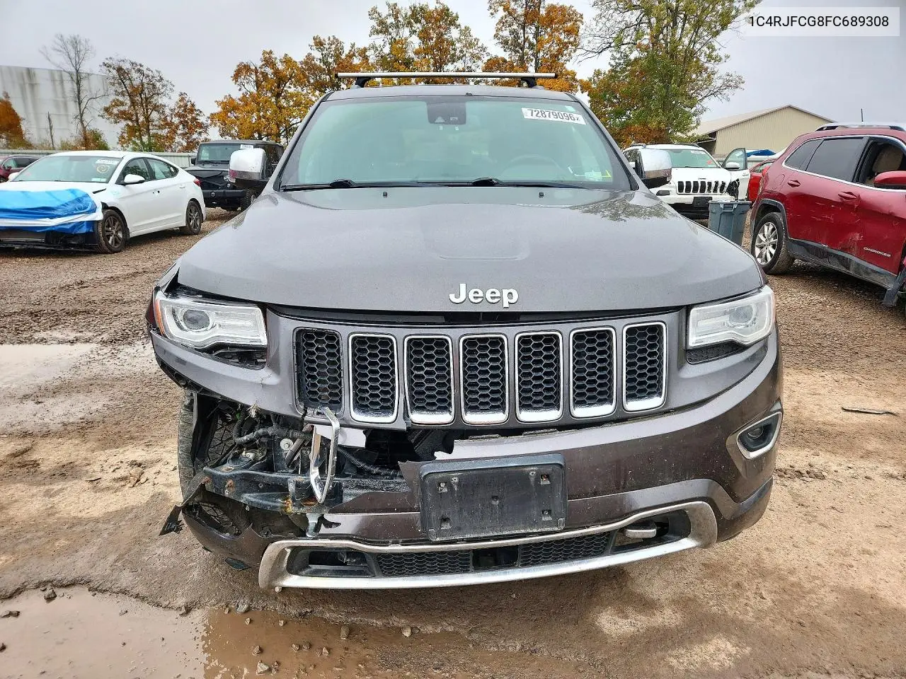 2015 JEEP GRAND CHEROKEE VIN 1C4RJFCG8FC689308 — фото 5