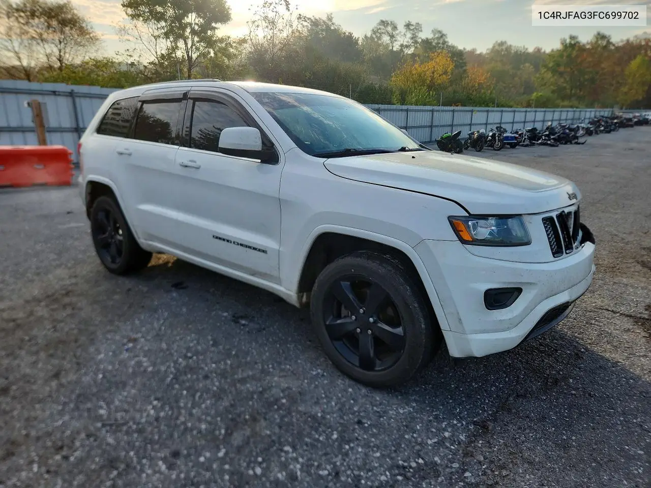 2015 JEEP GRAND CHEROKEE VIN 1C4RJFAG3FC699702 — фото 4