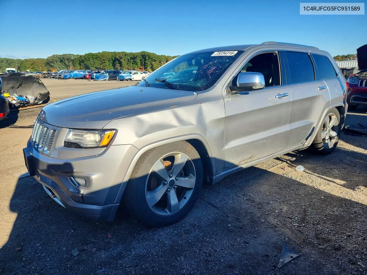 JEEP GRAND CHEROKEE 2015, VIN 1C4RJFCG5FC951589