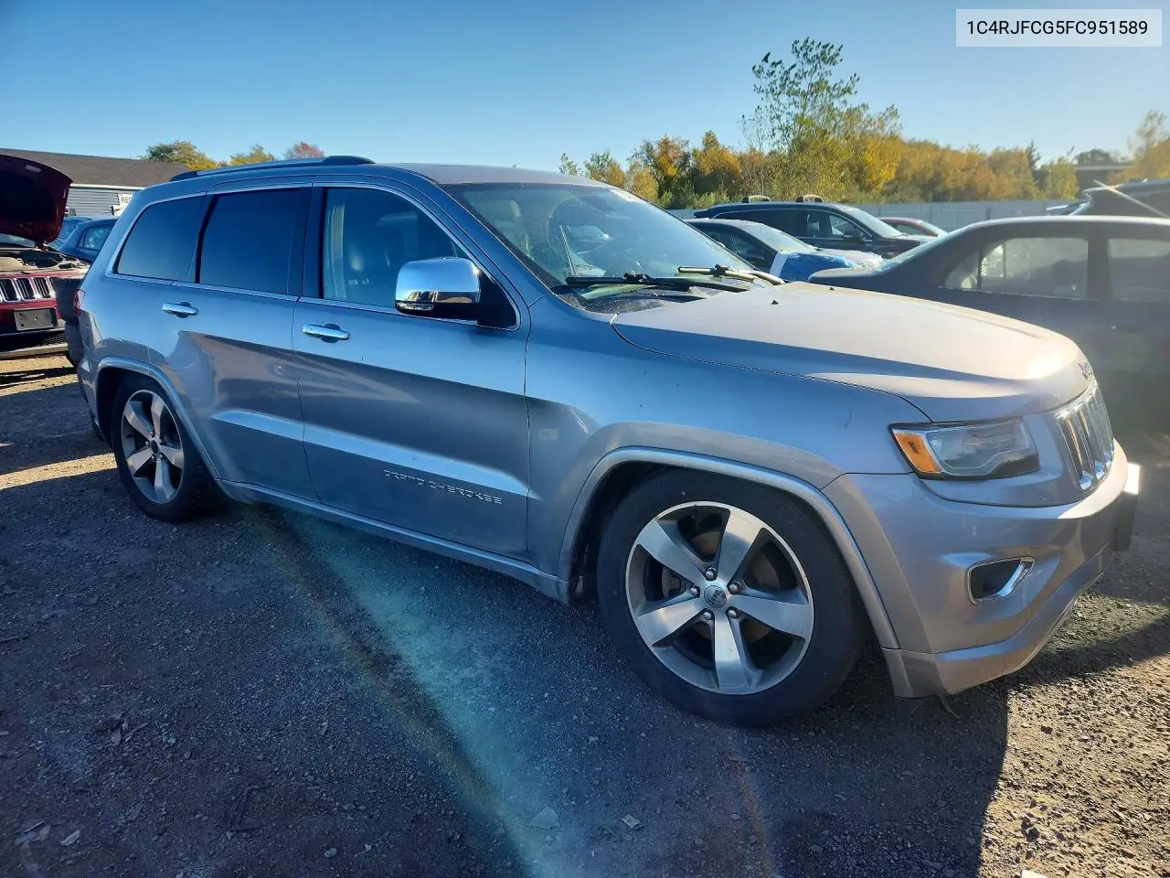 2015 JEEP GRAND CHEROKEE VIN 1C4RJFCG5FC951589 — фото 4