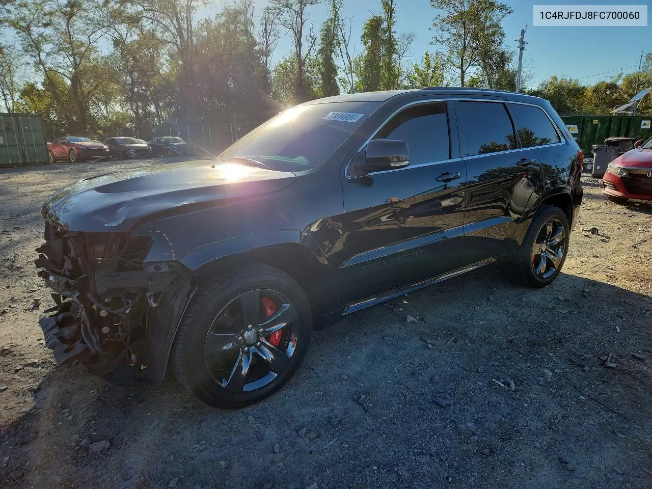 JEEP GRAND CHEROKEE 2015, VIN 1C4RJFDJ8FC700060