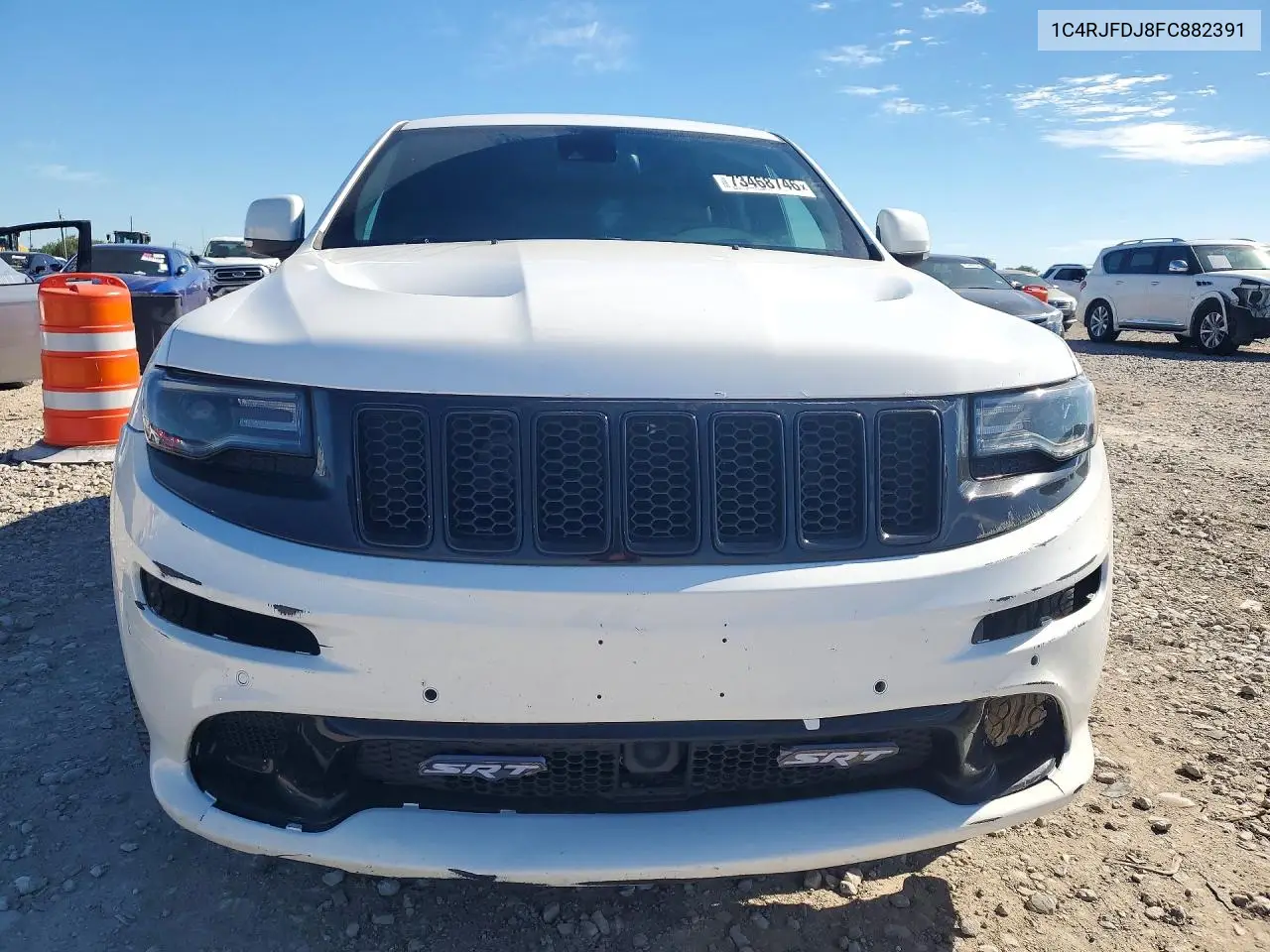 2015 JEEP GRAND CHEROKEE VIN 1C4RJFDJ8FC882391 — фото 5