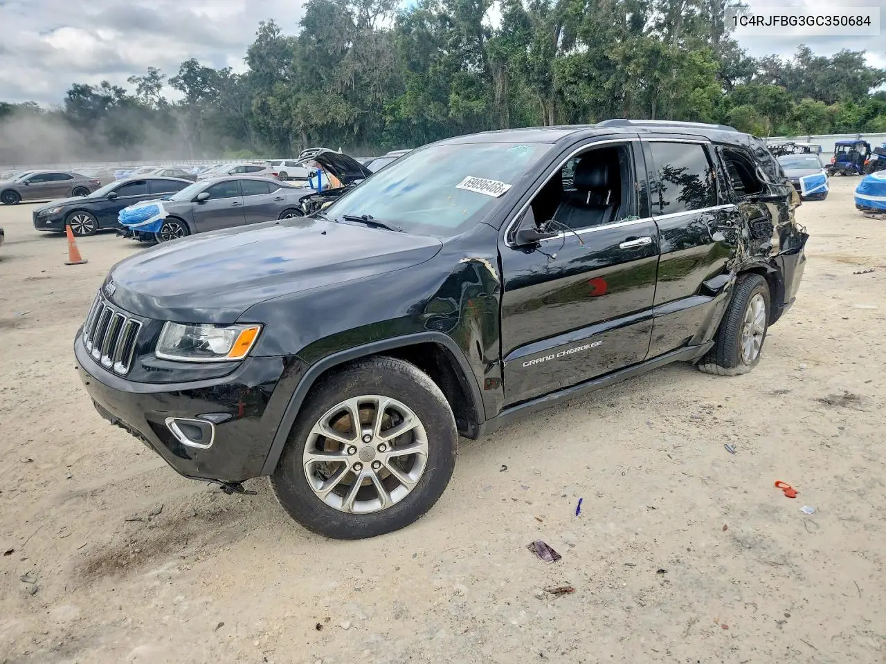 JEEP GRAND CHEROKEE 2016, VIN 1C4RJFBG3GC350684