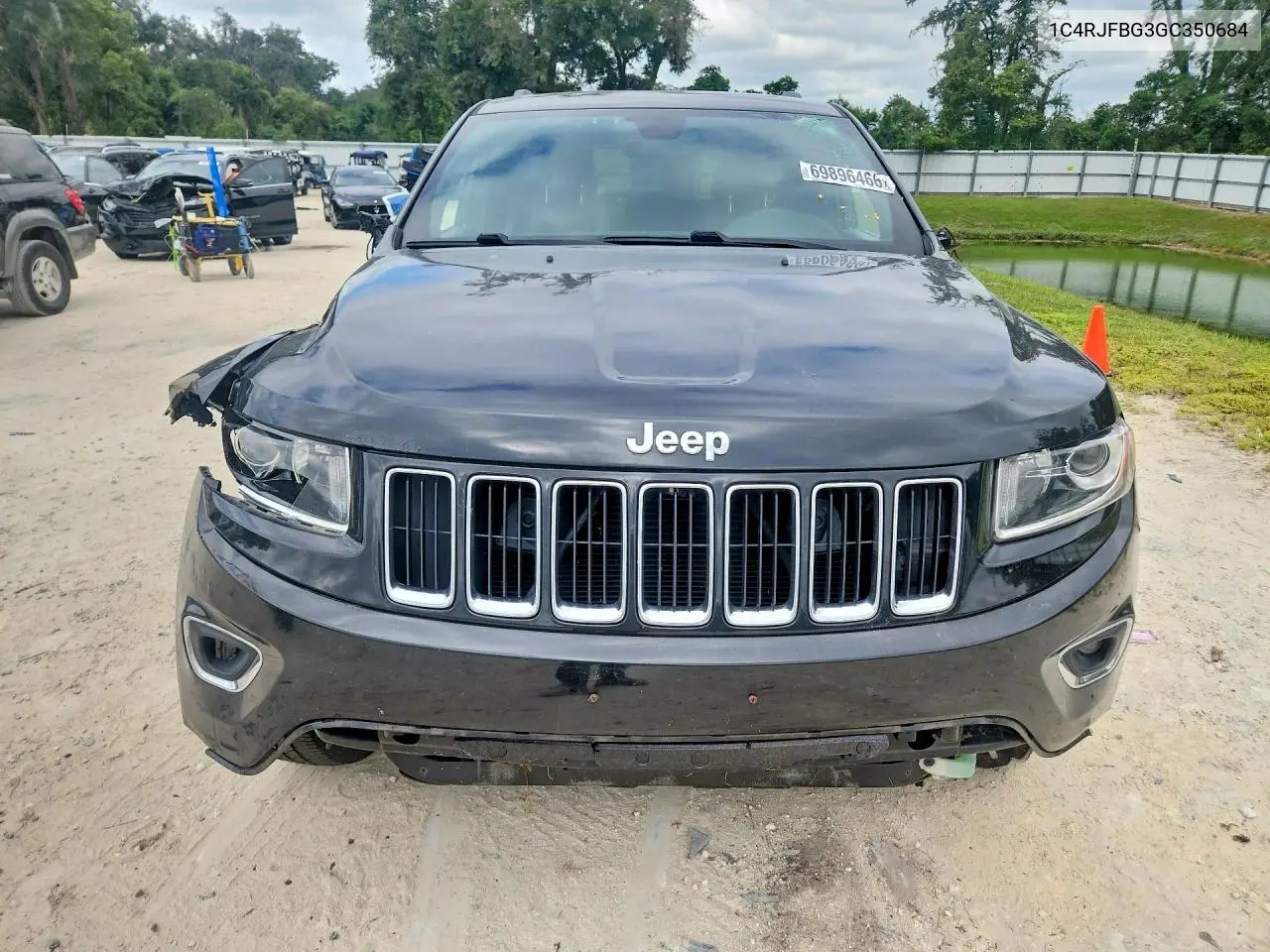 2016 JEEP GRAND CHEROKEE VIN 1C4RJFBG3GC350684 — фото 5
