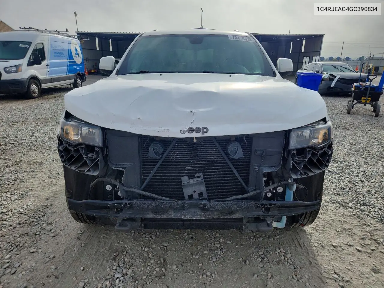 2016 JEEP GRAND CHEROKEE VIN 1C4RJEAG4GC390834 — фото 5