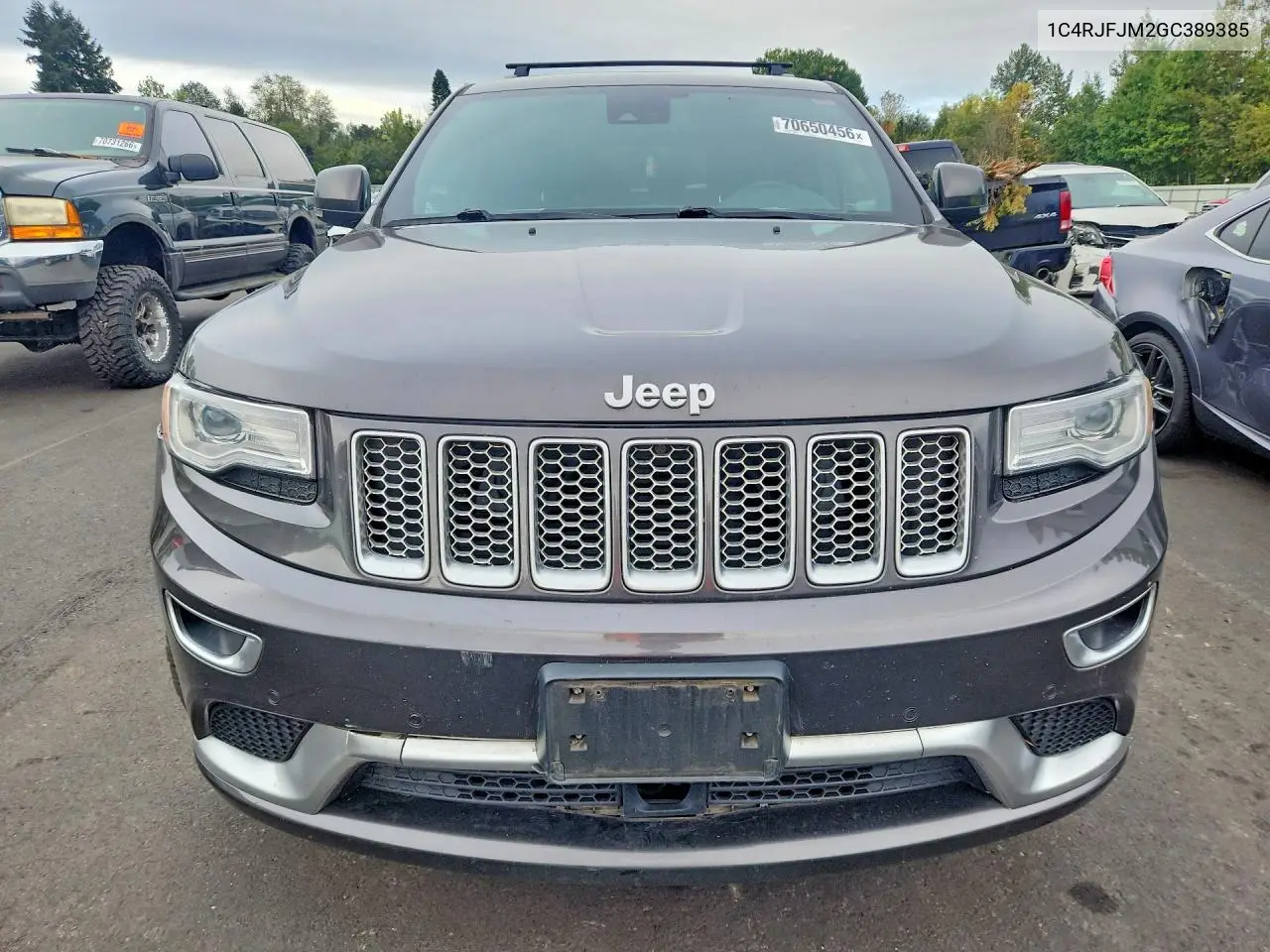 2016 JEEP GRAND CHEROKEE VIN 1C4RJFJM2GC389385 — фото 5