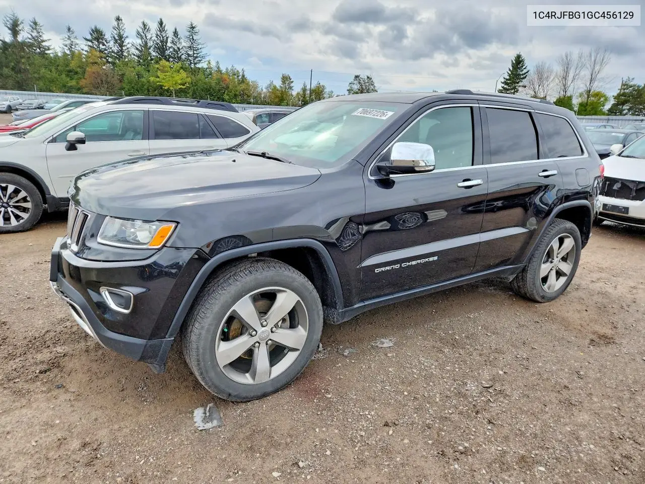 JEEP GRAND CHEROKEE 2016, VIN 1C4RJFBG1GC456129