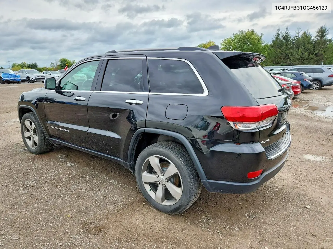 2016 JEEP GRAND CHEROKEE VIN 1C4RJFBG1GC456129 — фото 2