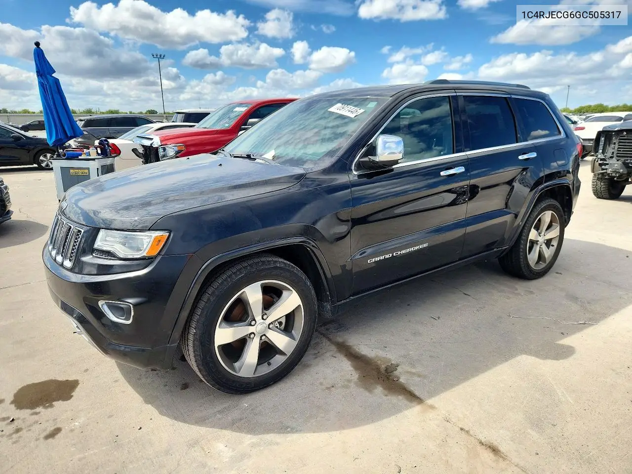 JEEP GRAND CHEROKEE 2016, VIN 1C4RJECG6GC505317