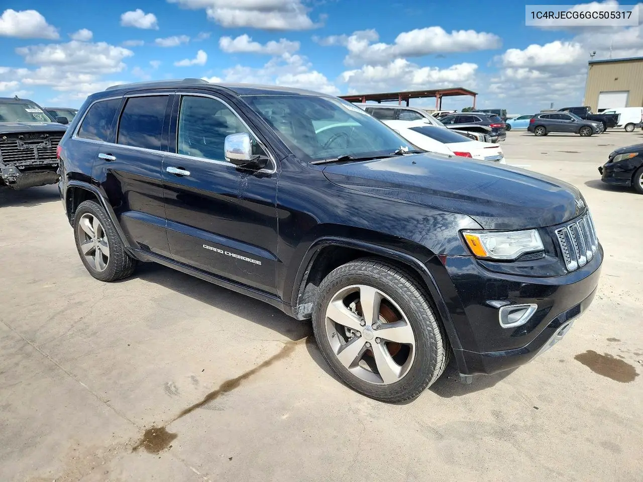 2016 JEEP GRAND CHEROKEE VIN 1C4RJECG6GC505317 — фото 4
