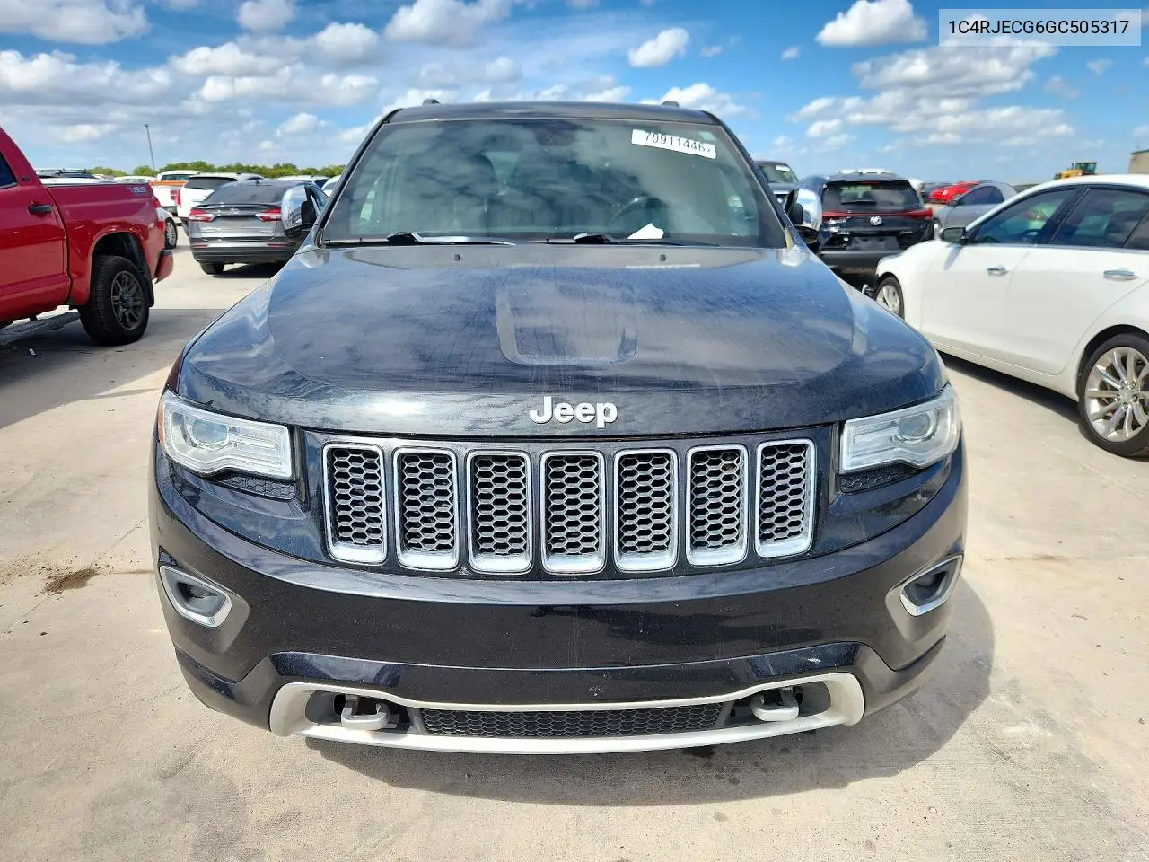 2016 JEEP GRAND CHEROKEE VIN 1C4RJECG6GC505317 — фото 5