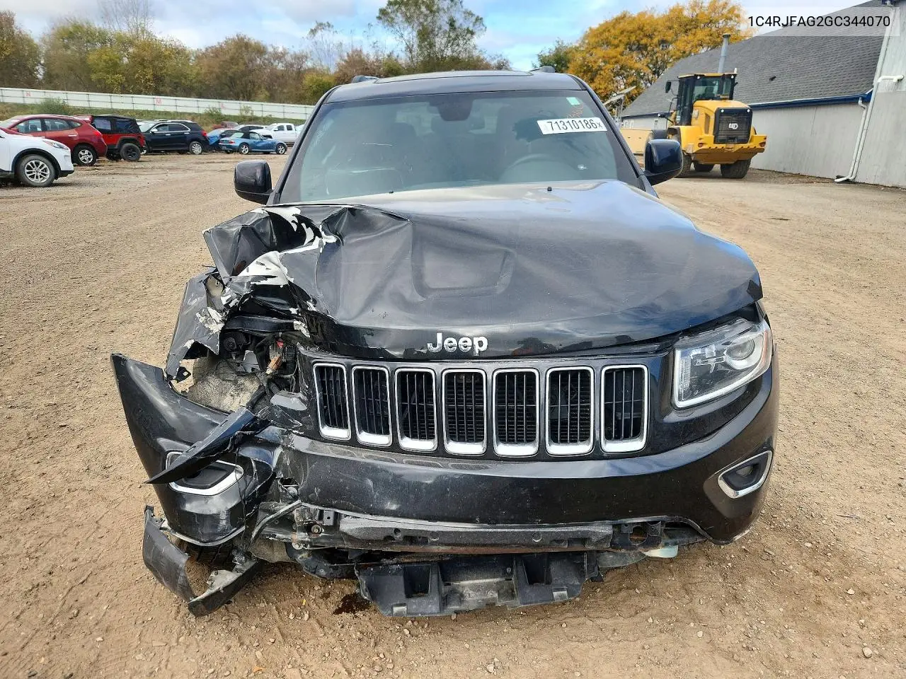 2016 JEEP GRAND CHEROKEE VIN 1C4RJFAG2GC344070 — фото 5