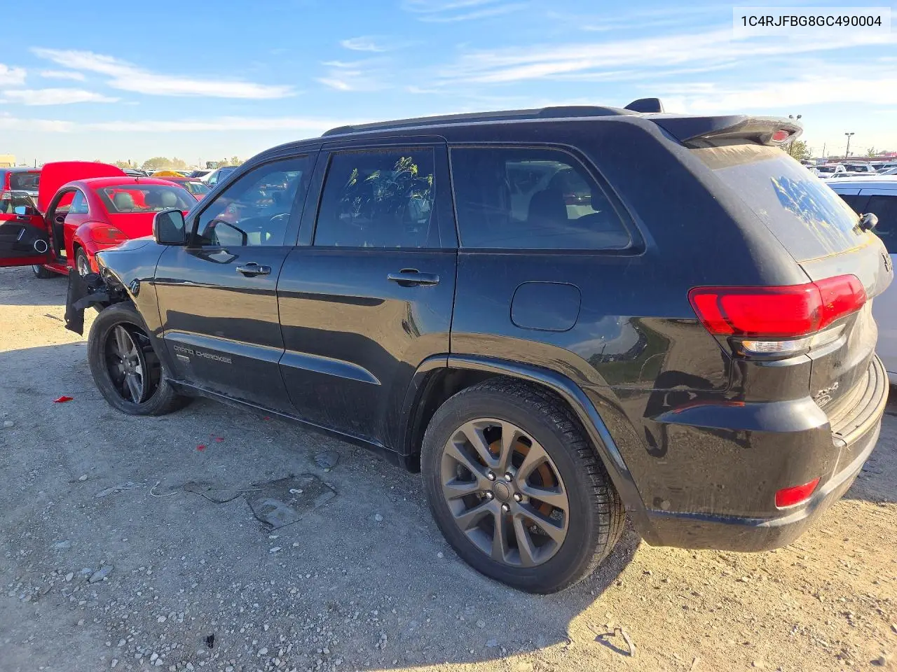 2016 JEEP GRAND CHEROKEE VIN 1C4RJFBG8GC490004 — фото 2