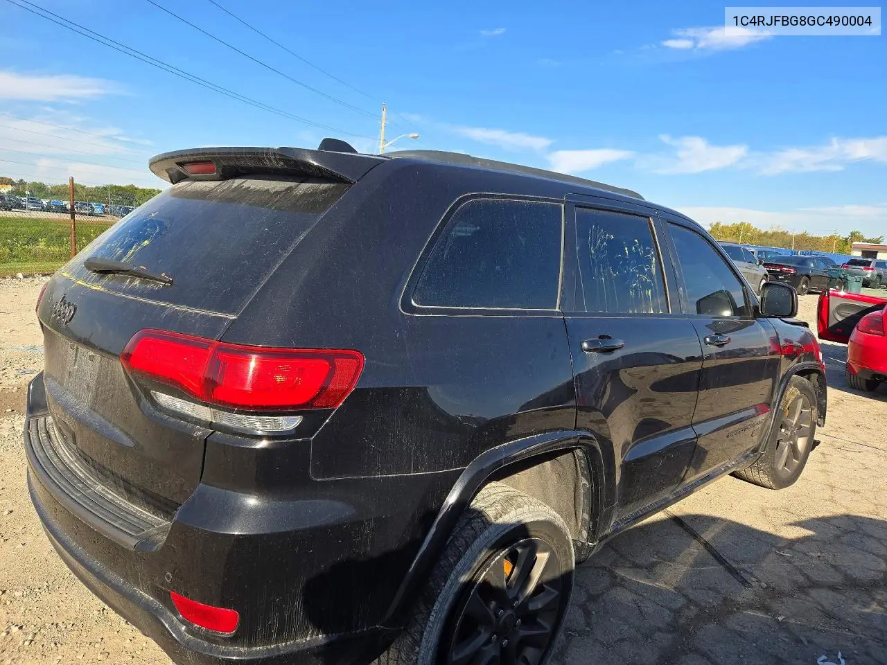 2016 JEEP GRAND CHEROKEE VIN 1C4RJFBG8GC490004 — фото 3