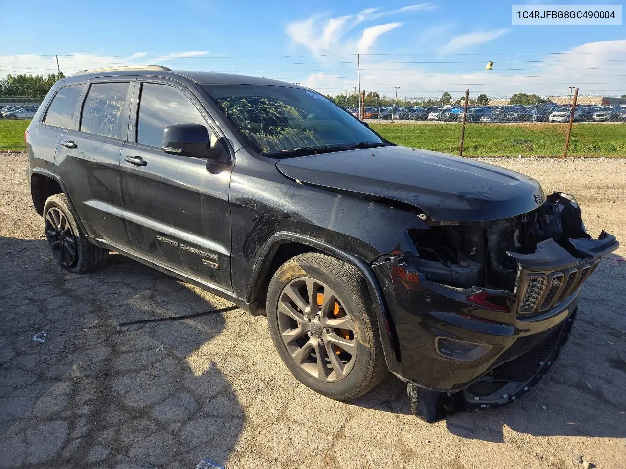 2016 JEEP GRAND CHEROKEE VIN 1C4RJFBG8GC490004 — фото 4