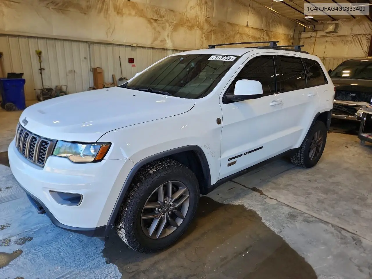 JEEP GRAND CHEROKEE 2016, VIN 1C4RJFAG4GC333409