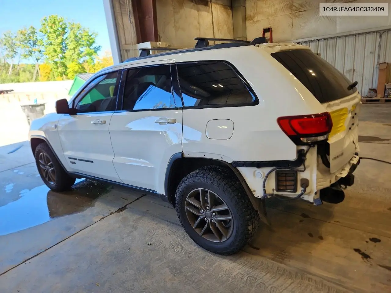 2016 JEEP GRAND CHEROKEE VIN 1C4RJFAG4GC333409 — фото 2