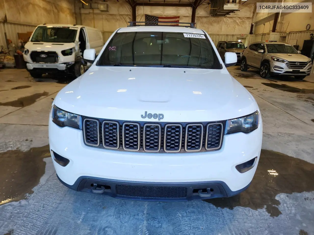 2016 JEEP GRAND CHEROKEE VIN 1C4RJFAG4GC333409 — фото 5