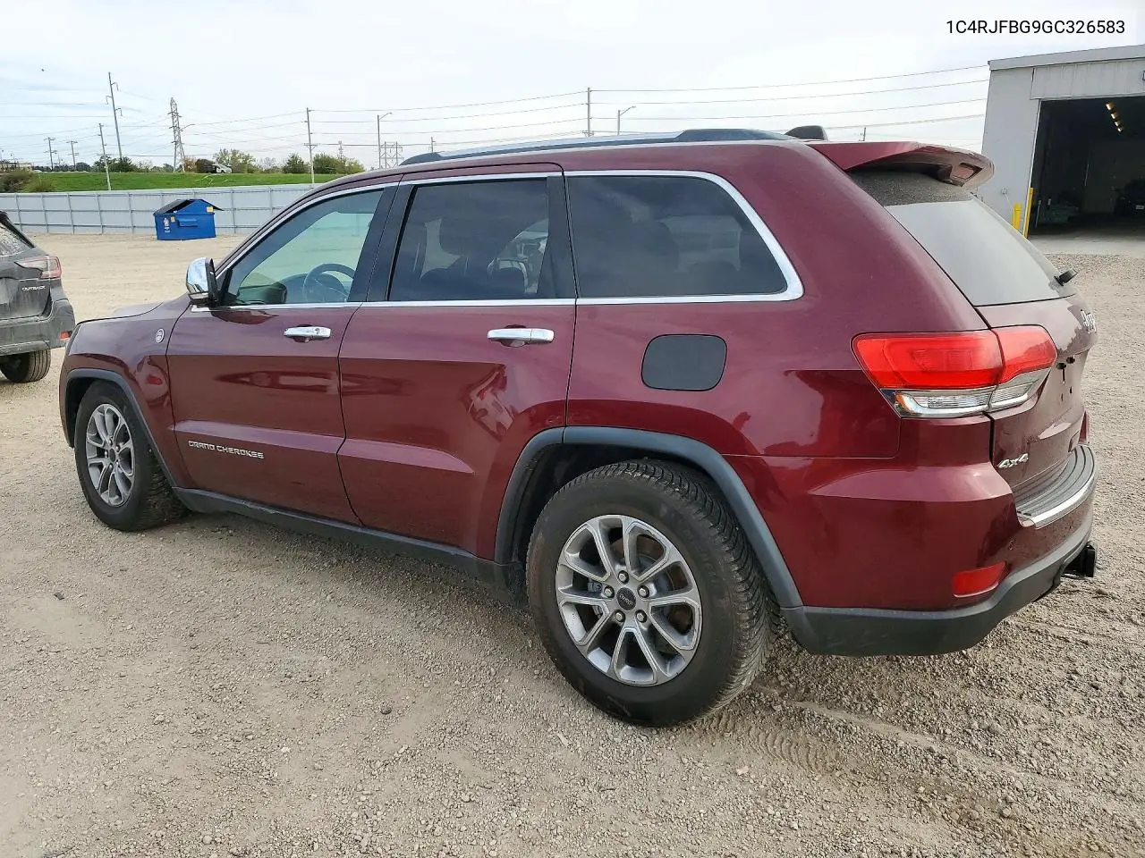 2016 JEEP GRAND CHEROKEE VIN 1C4RJFBG9GC326583 — фото 3
