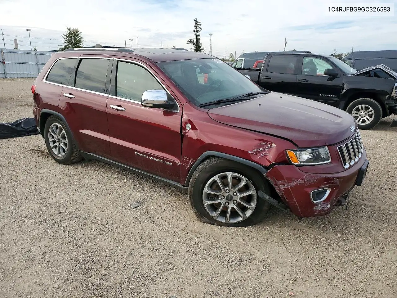 JEEP GRAND CHEROKEE 2016, VIN 1C4RJFBG9GC326583