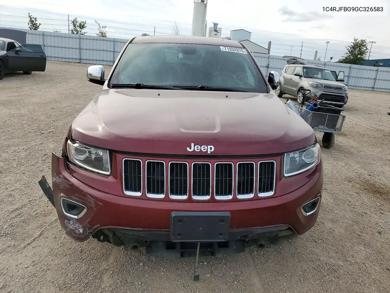 2016 JEEP GRAND CHEROKEE VIN 1C4RJFBG9GC326583 — фото 5