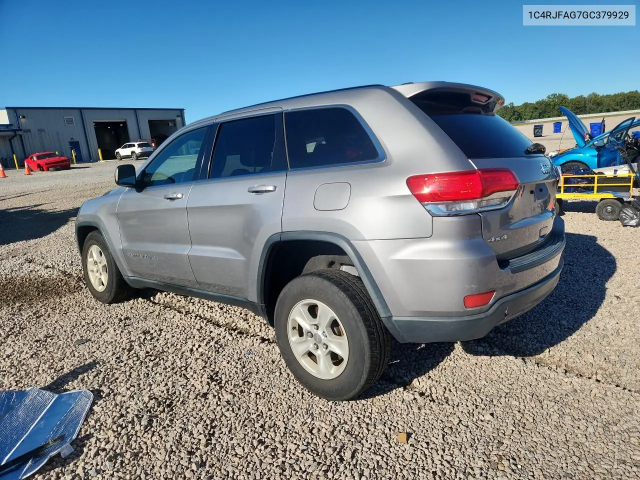 2016 JEEP GRAND CHEROKEE VIN 1C4RJFAG7GC379929 — фото 2
