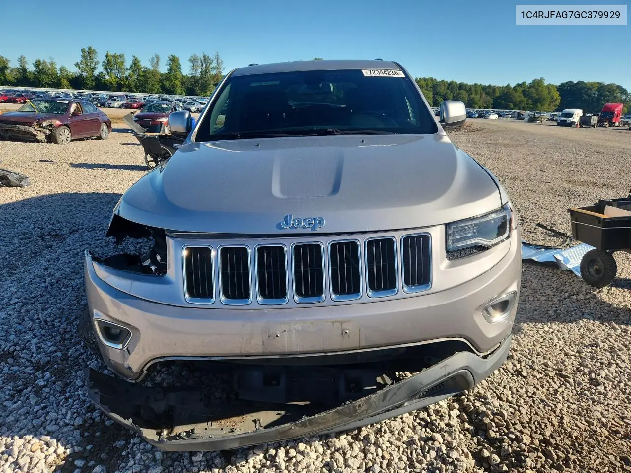 2016 JEEP GRAND CHEROKEE VIN 1C4RJFAG7GC379929 — фото 5