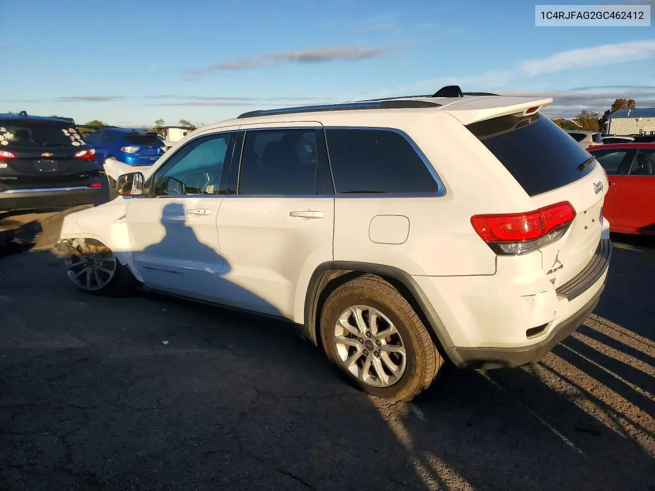 2016 JEEP GRAND CHEROKEE VIN 1C4RJFAG2GC462412 — фото 2
