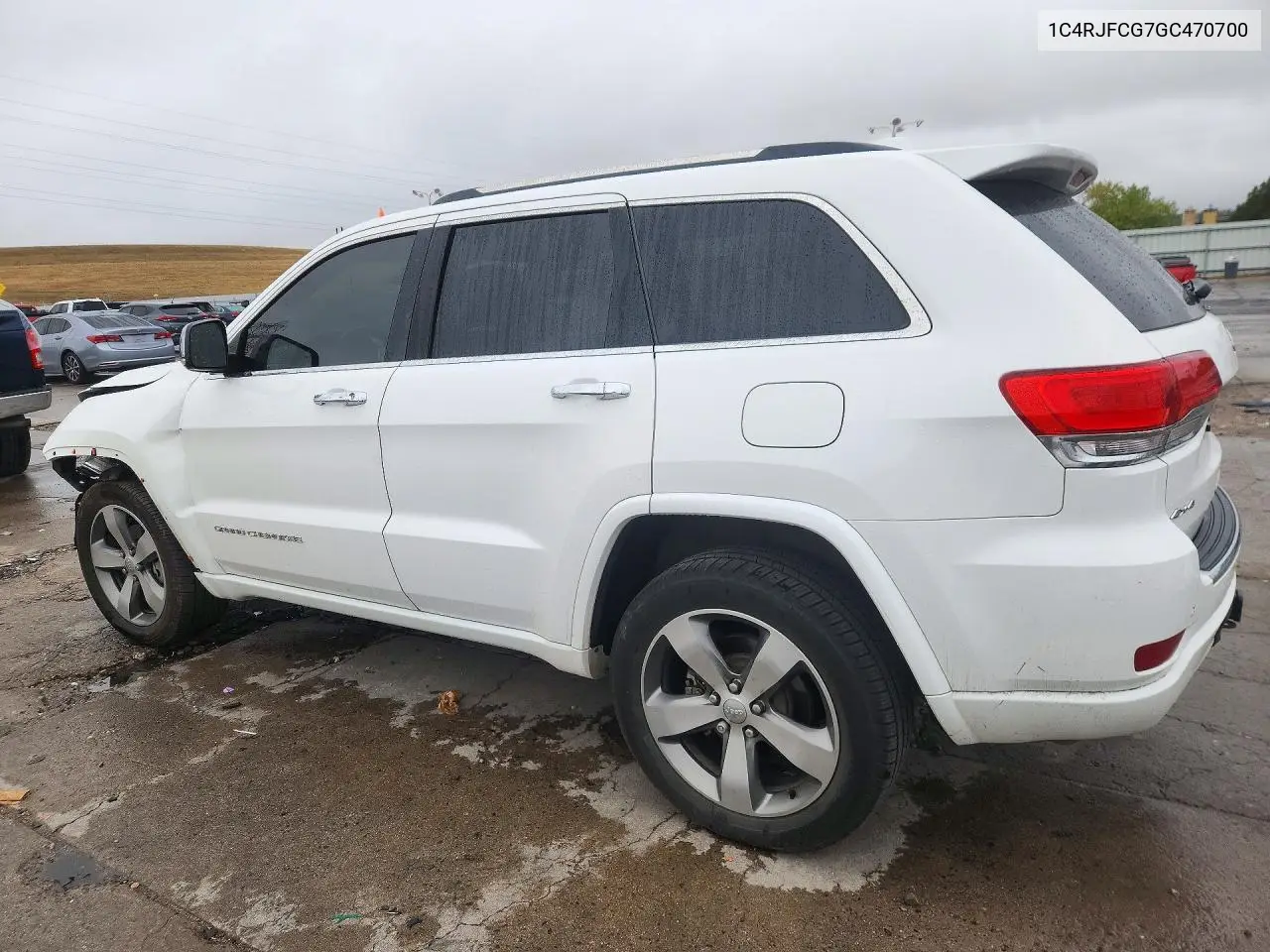 2016 JEEP GRAND CHEROKEE VIN 1C4RJFCG7GC470700 — фото 2