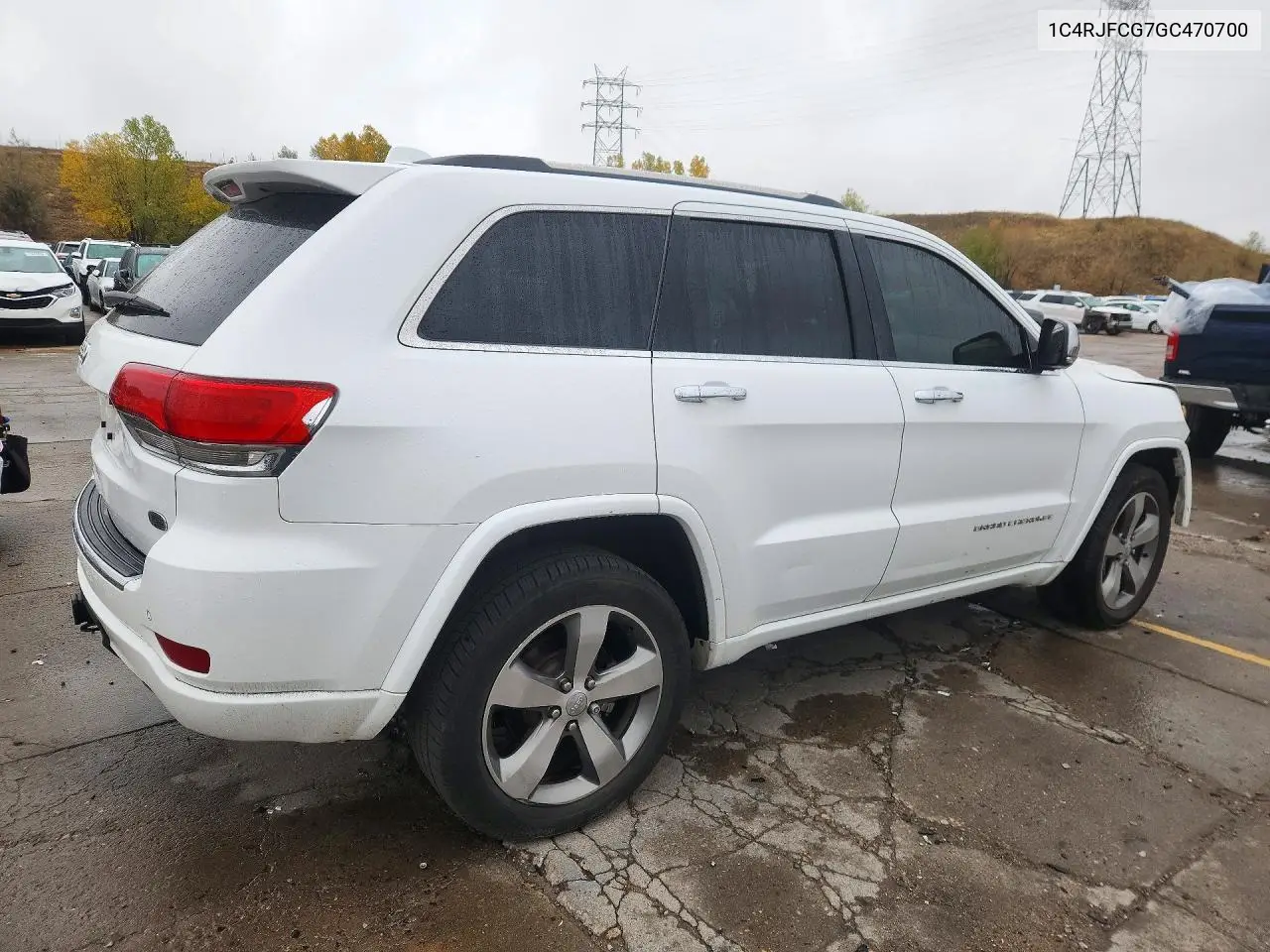 2016 JEEP GRAND CHEROKEE VIN 1C4RJFCG7GC470700 — фото 3
