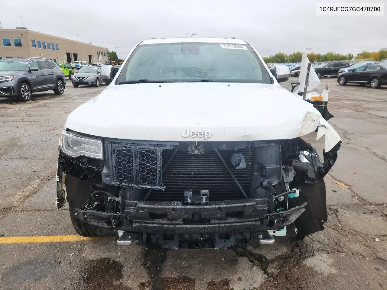 2016 JEEP GRAND CHEROKEE VIN 1C4RJFCG7GC470700 — фото 5