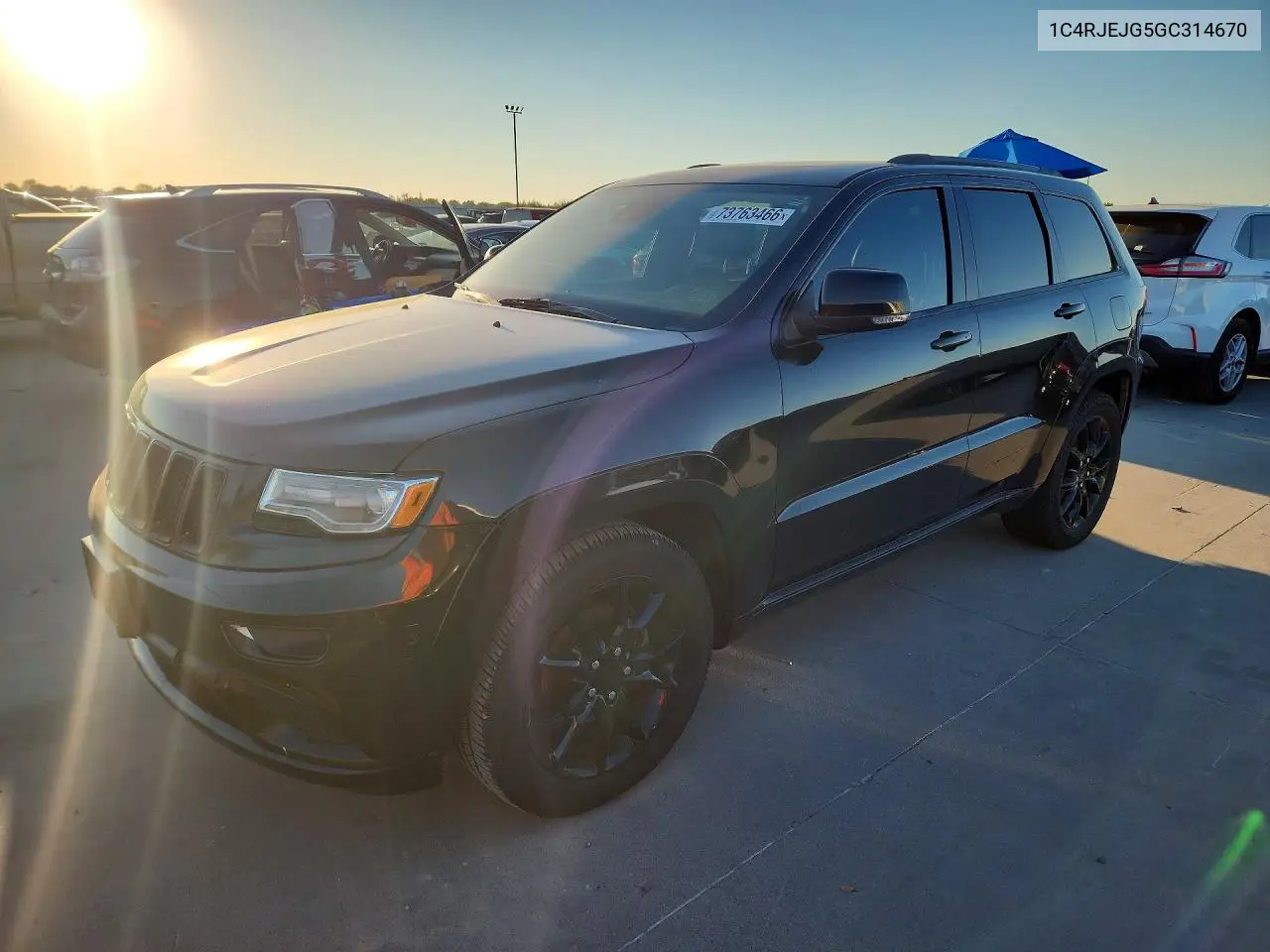 JEEP GRAND CHEROKEE 2016, VIN 1C4RJEJG5GC314670