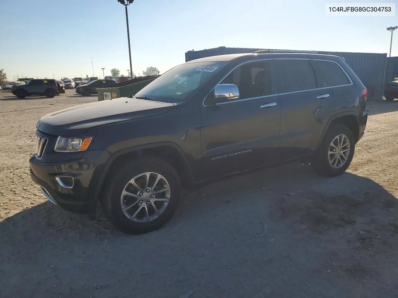 JEEP GRAND CHEROKEE 2016, VIN 1C4RJFBG8GC304753