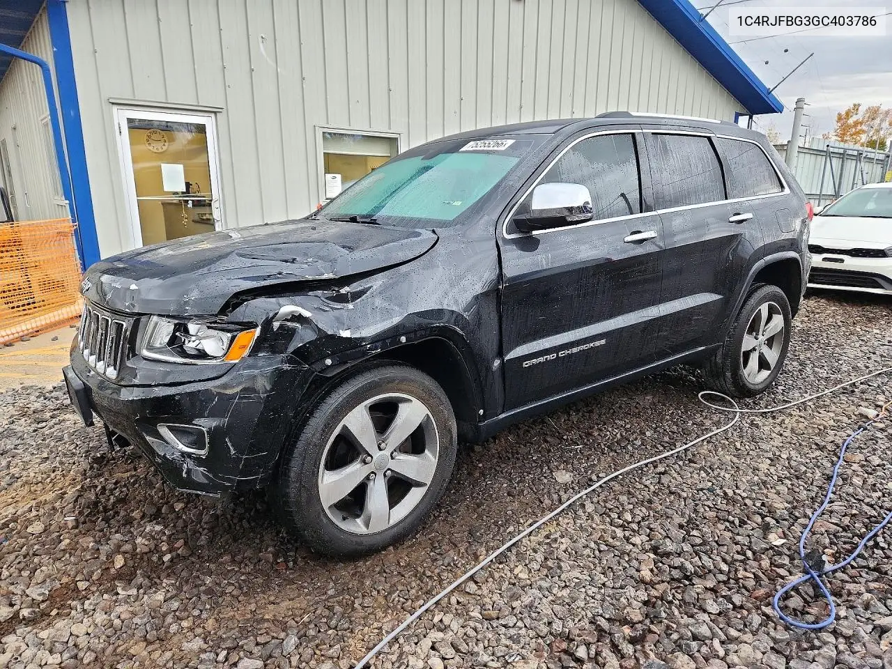 JEEP GRAND CHEROKEE 2016, VIN 1C4RJFBG3GC403786