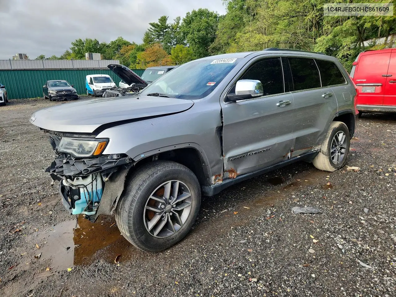 JEEP GRAND CHEROKEE 2017, VIN 1C4RJFBG0HC861609