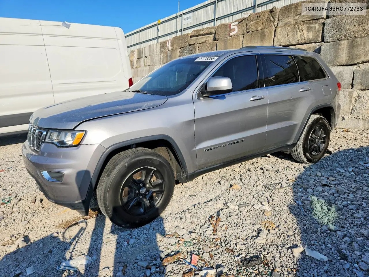 JEEP GRAND CHEROKEE 2017, VIN 1C4RJFAG3HC772733