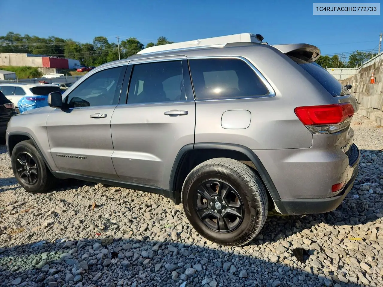 2017 JEEP GRAND CHEROKEE VIN 1C4RJFAG3HC772733 — фото 2