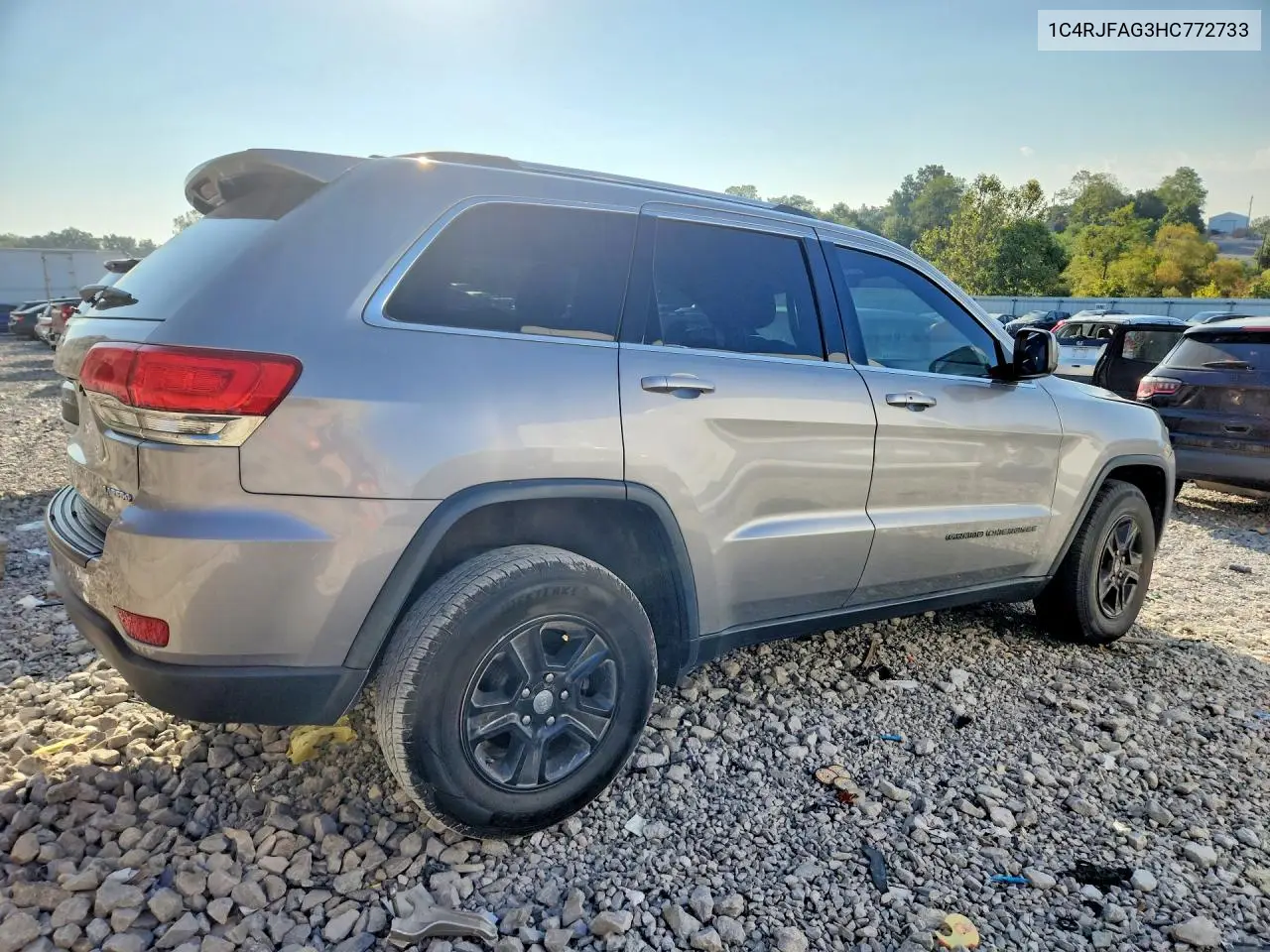 2017 JEEP GRAND CHEROKEE VIN 1C4RJFAG3HC772733 — фото 3