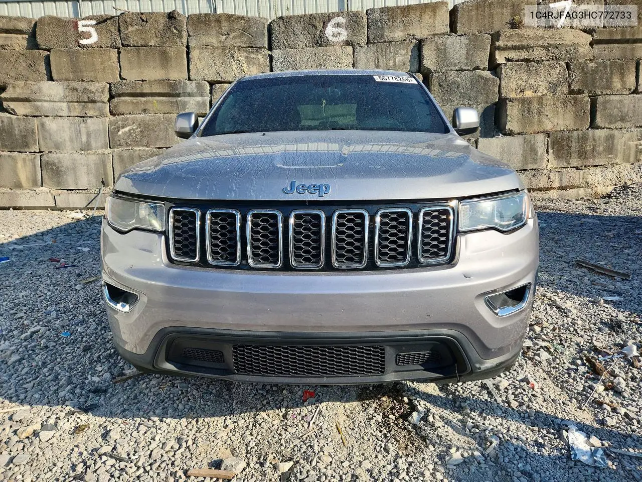 2017 JEEP GRAND CHEROKEE VIN 1C4RJFAG3HC772733 — фото 5