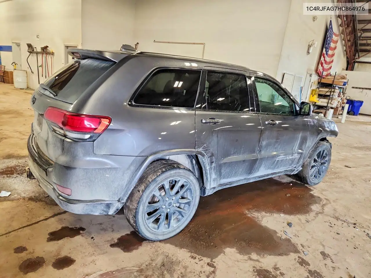 2017 JEEP GRAND CHEROKEE VIN 1C4RJFAG7HC864976 — фото 3