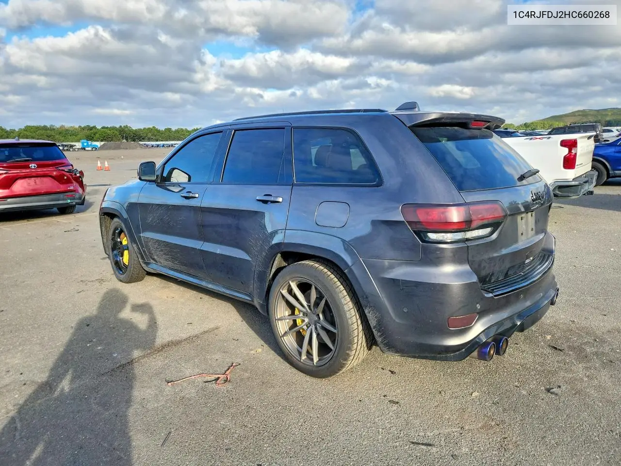 2017 JEEP GRAND CHEROKEE VIN 1C4RJFDJ2HC660268 — фото 2