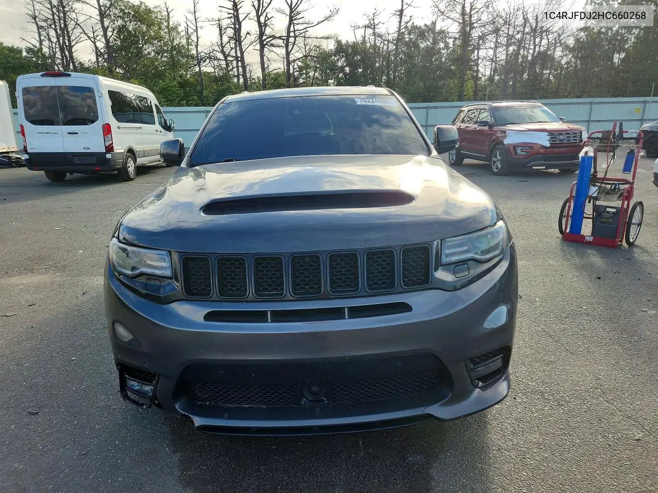 2017 JEEP GRAND CHEROKEE VIN 1C4RJFDJ2HC660268 — фото 5