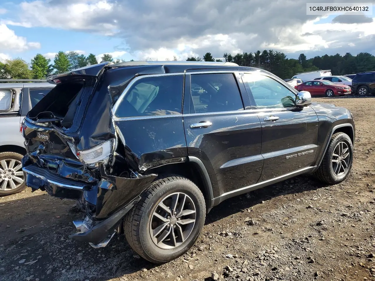 2017 JEEP GRAND CHEROKEE VIN 1C4RJFBGXHC640132 — фото 3