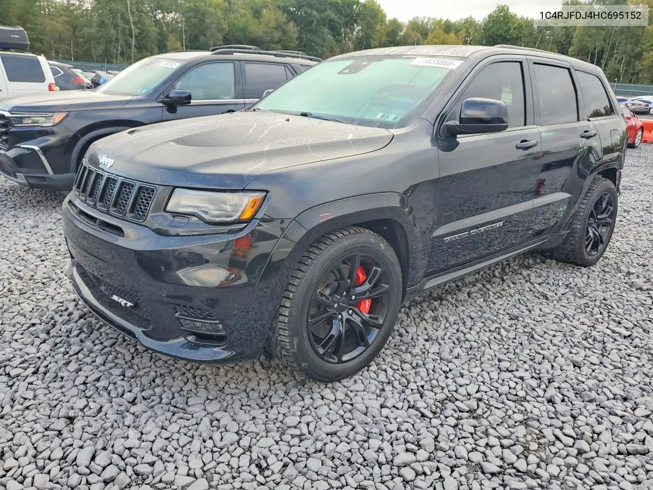JEEP GRAND CHEROKEE 2017, VIN 1C4RJFDJ4HC695152