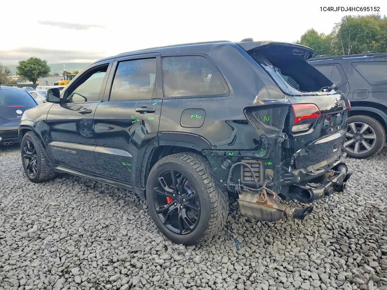 2017 JEEP GRAND CHEROKEE VIN 1C4RJFDJ4HC695152 — фото 2
